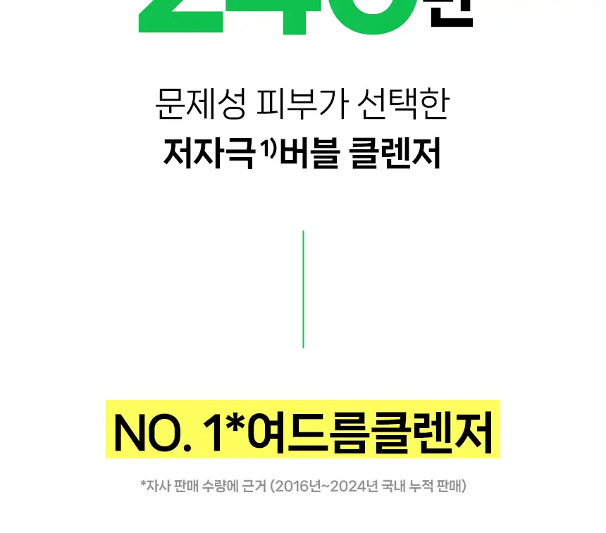 [버블폼/저자극폼] 아크네스 포밍워시 200ml 1+1 기획 상세페이지 7